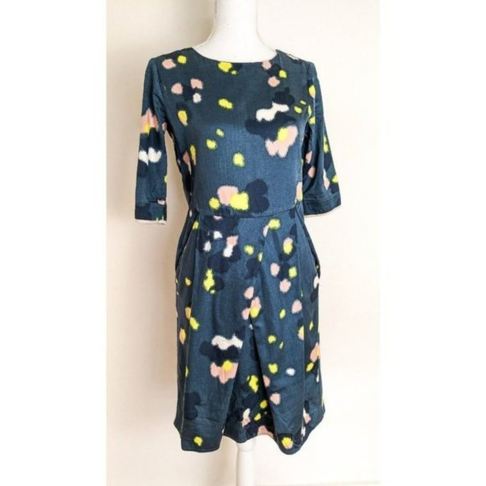 TOAST  Cotton Multicolour Work Dress Size 8